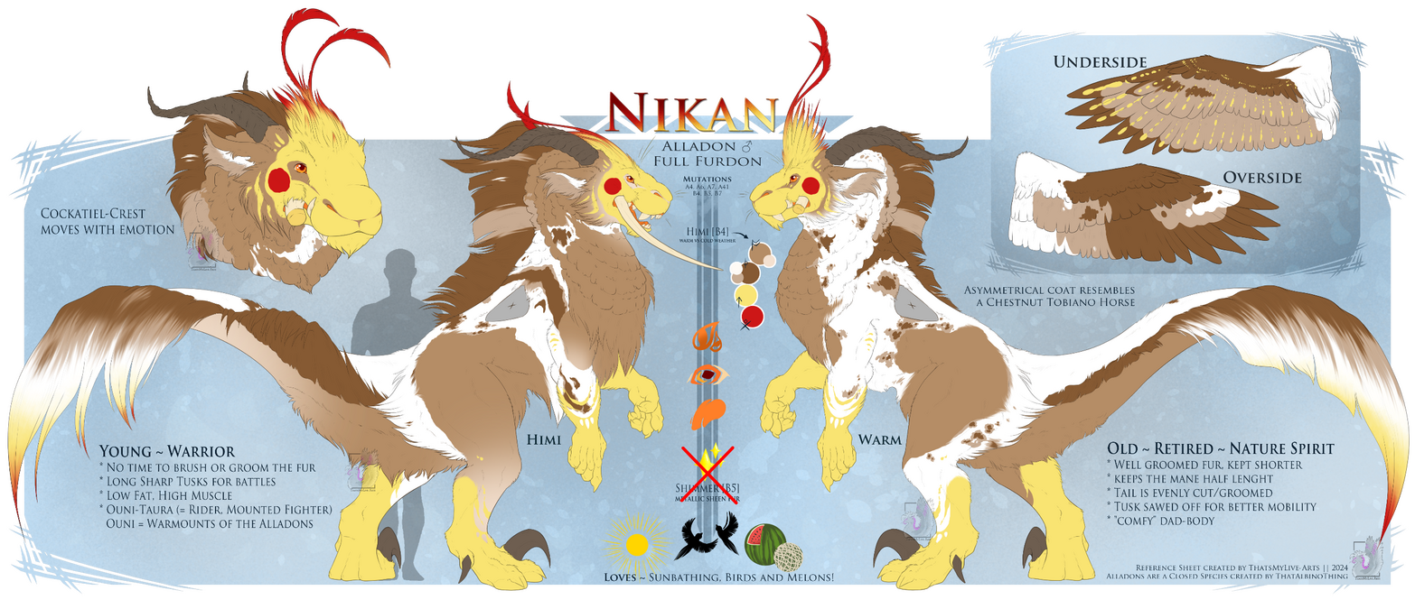 Alladon Nikan Reference Sheet