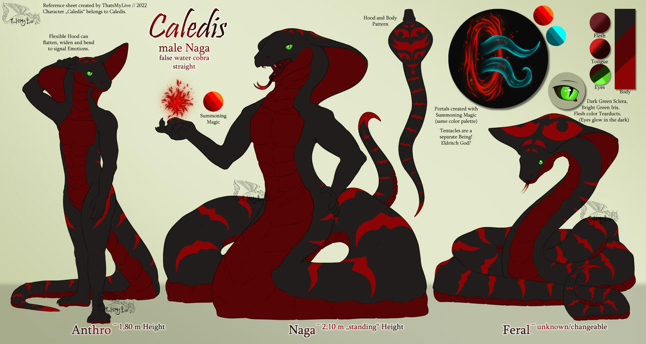 Caledis Reference Sheet